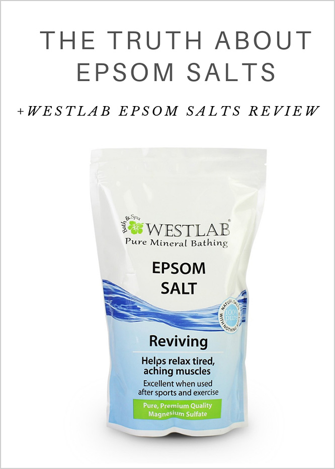 The truth about Epsom salts + Westlab Epsom salts review