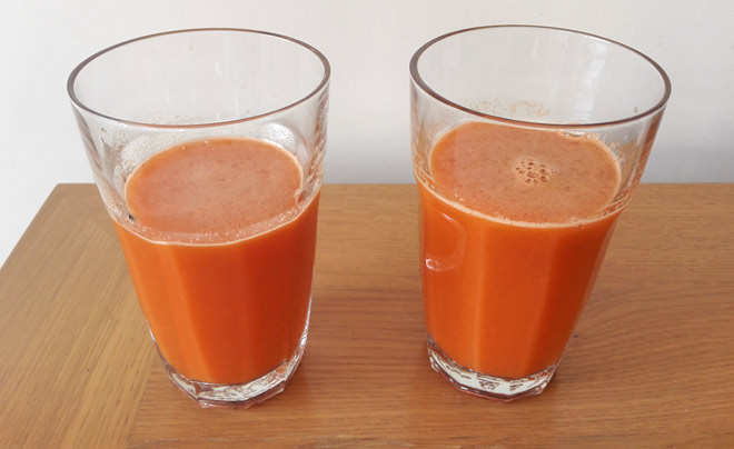 carrot apple juice