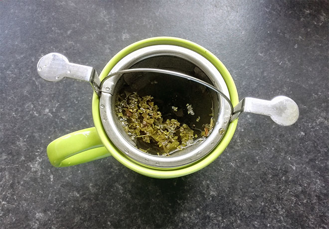 Loose green tea - Ceylon Gunpowder from The Tea Makers of London