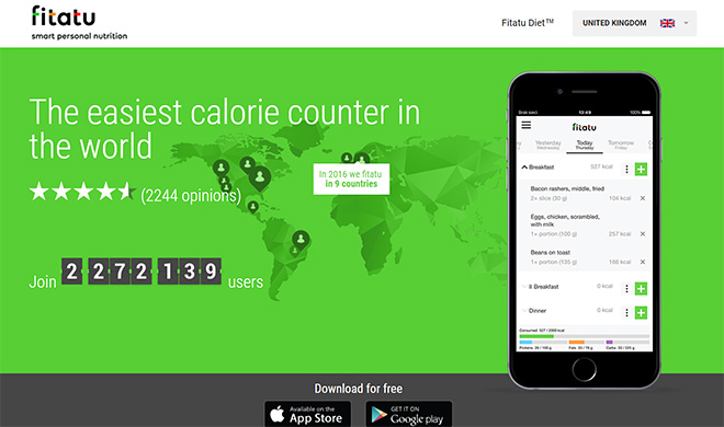 fitatu calorie counting app - best calorie counter in the world