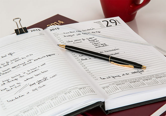 scheduling workouts