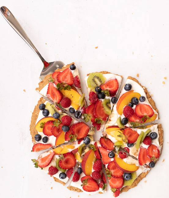 healthy fruit pizza