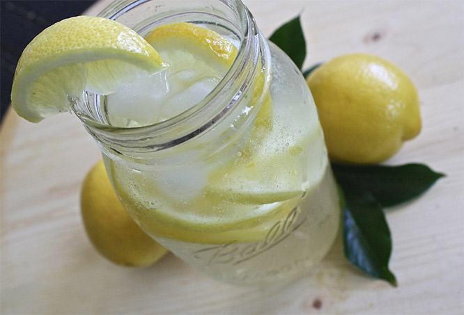 lemon water