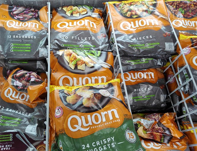 quorn sausages, fillets and pieces