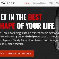 How online personal training helped me lose weight and belly fat (Caliber Fitness review) Caliber Fitness - website screenshot