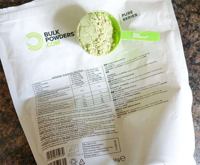 Bulk Powders organic pumpkin protein
