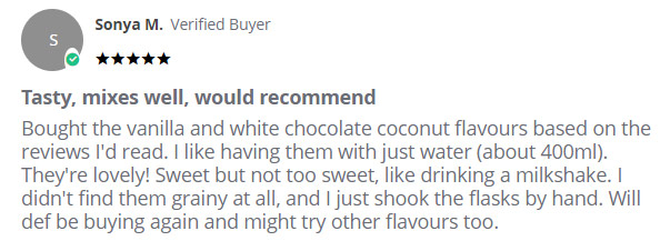 Bulk Powders Vegan Protein customer review