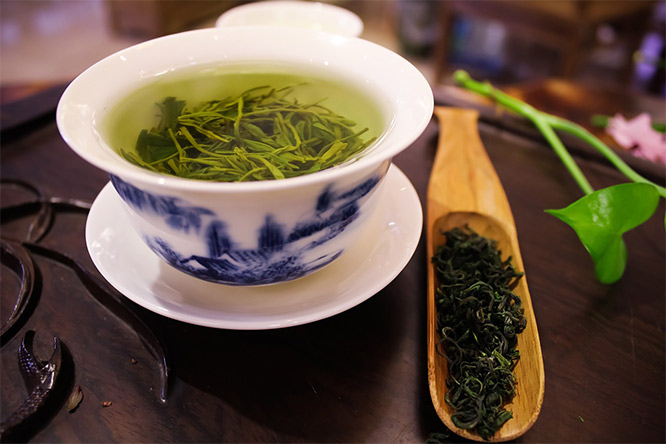 green tea for skin