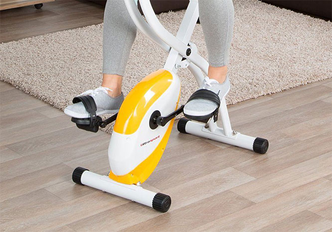 folding exercise bike