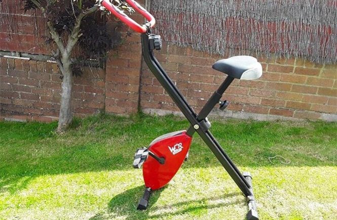 folding exercise bike
