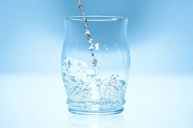 distilled water