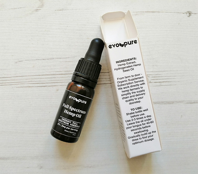 Evopure full spectrum hemp oil