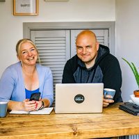 In the spotlight: Lean Greens supplements (An interview with the founder Tim Goodwin) Tim from Lean Greens with his wife who is his business partner