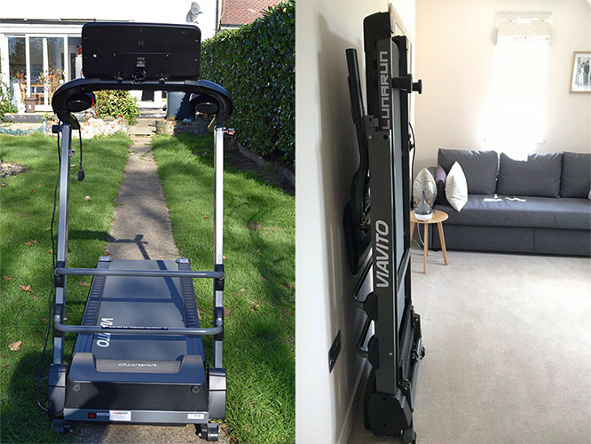 viavito lunarun fold flat treadmill
