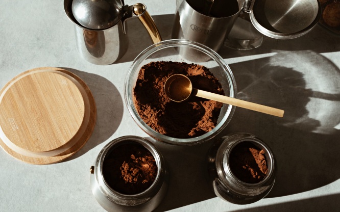 ground coffee