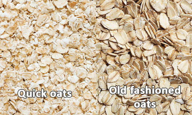 old fashioned vs quick oats