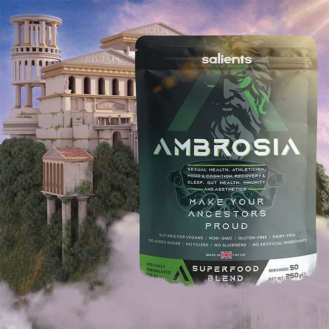 Ambrosia - superfood powder for men