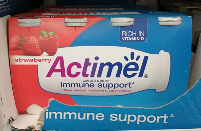 Actimel probiotic drink