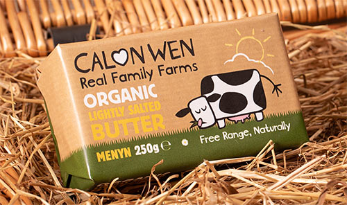 Calon Wen organic free range butter