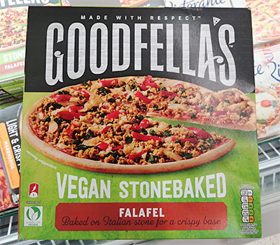 Goodfella’s Vegan Stonebaked Falafel Pizza