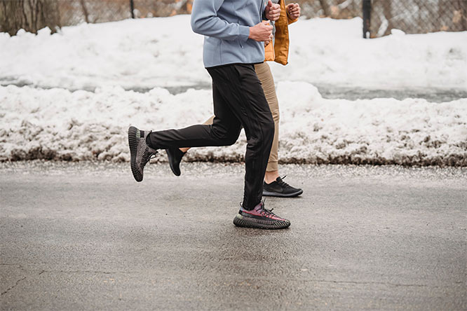 running in winter