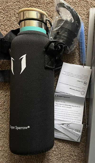 Super Sparrow Stainless Steel Water Bottle