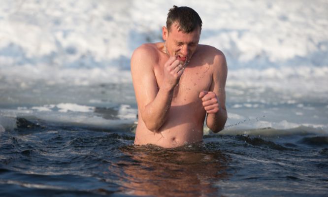 cold plunging