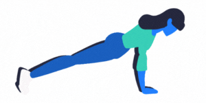 doing push ups