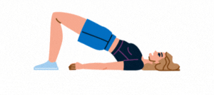 doing glute bridge