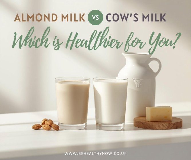 almond vs cow's milk: which is healthier?