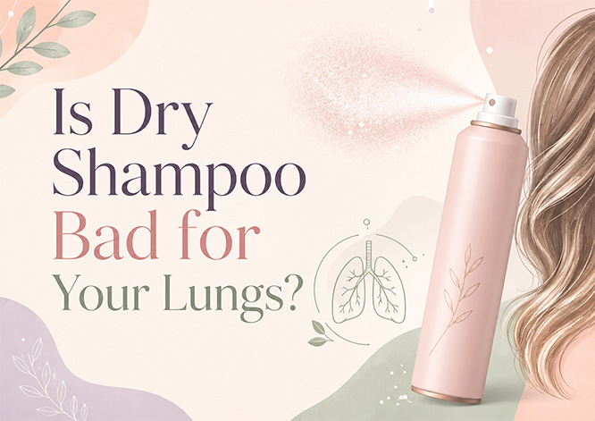 is dry shampoo bad for lungs?